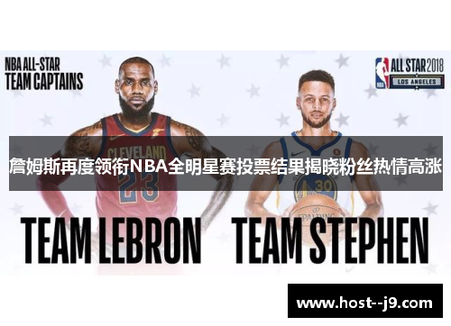 詹姆斯再度领衔NBA全明星赛投票结果揭晓粉丝热情高涨