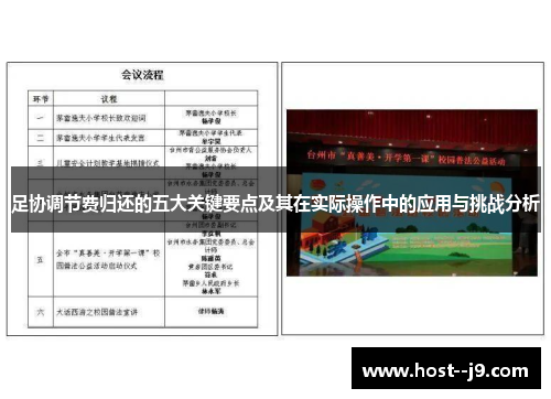 足协调节费归还的五大关键要点及其在实际操作中的应用与挑战分析